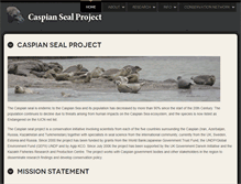 Tablet Screenshot of caspianseal.org